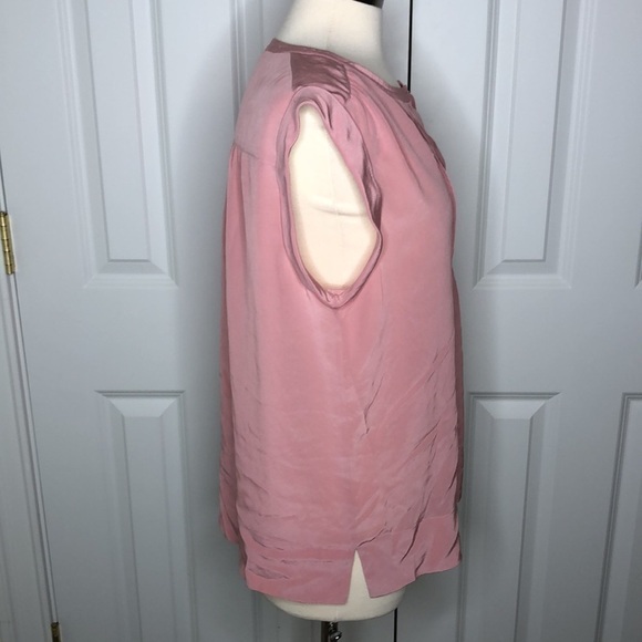 Rebecca Taylor Pink Silk Sleeveless Blouse 12 - Picture 2 of 9